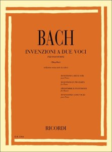 Ricordi Bach Invenzioni A 2 Voci