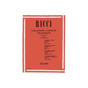 Ricordi Ricci Variazioni Cadenze Tradizioni per Canto Vol. II (Voci Maschili)