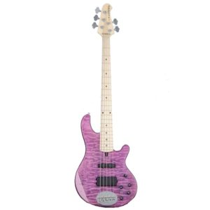 Lakland Skyline 5502 Deluxe 5 Corde Transparent purple