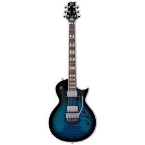 LTD LTD AS-1FR - Black Aqua Sunburst - c/astuccio