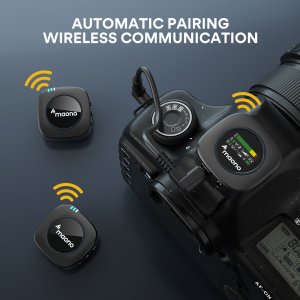 Maono Sistema a Doppio Microfono Wireless