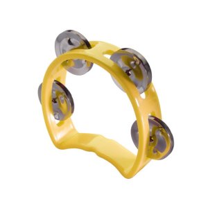 Stagg Mini-Tamburello 1/2 Luna Giallo