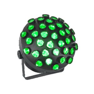 Afx Luce Effetto Led Mushroom Multi Beam Dmx con Telecomando