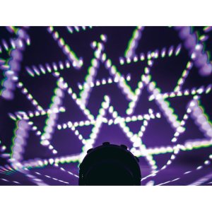 Afx Luce Effetto Led Mushroom Multi Beam Dmx con Telecomando