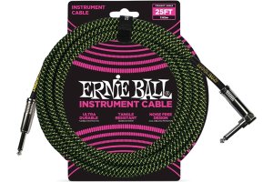 Ernie Ball 6066 Cavo Black Green Mt7,5