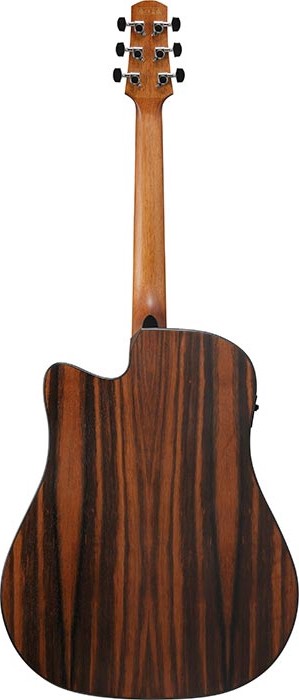 Ibanez AAD70CE Transparent Charcoal Burst Low Gloss