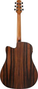 Ibanez AAD70CE Transparent Charcoal Burst Low Gloss