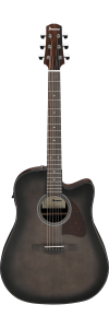 Ibanez AAD70CE Transparent Charcoal Burst Low Gloss