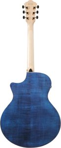 Ibanez AE390 Natural High Gloss Top Aqua Blue High Gloss Back and Sides