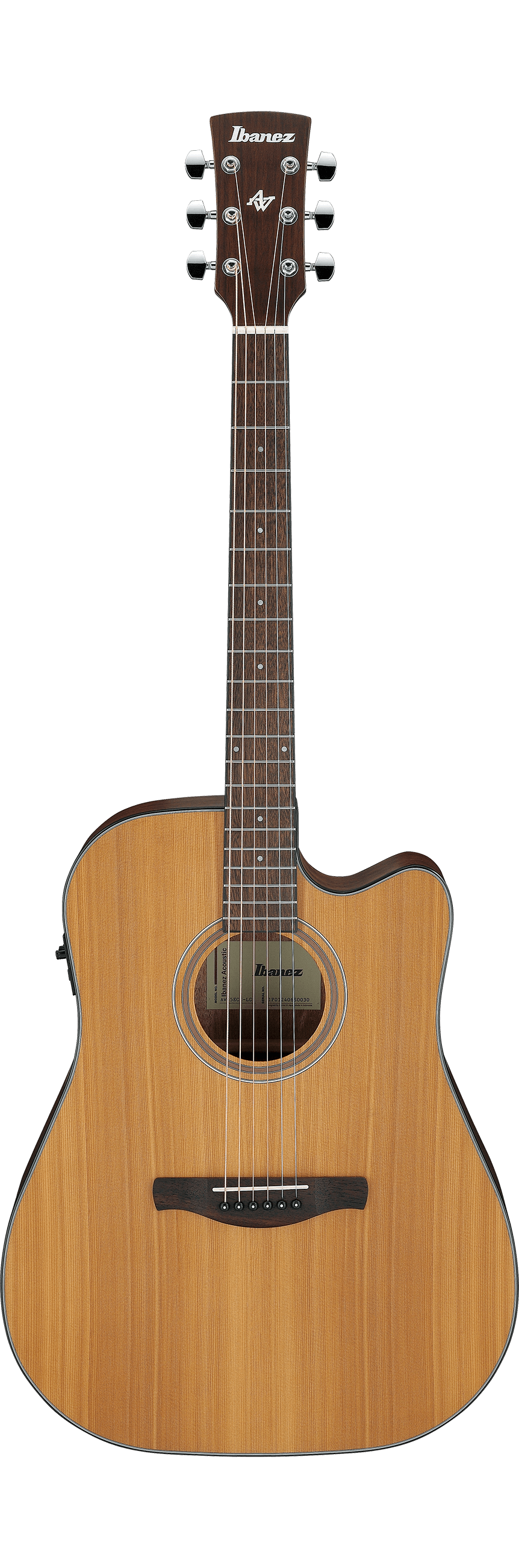 Ibanez AW65ECE Natural Low Gloss