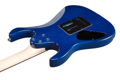 Ibanez Grx70Qatbb Chitarra Elettrica Transparent Blue Burst