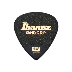 Ibanez Plettro Sand Grip Nero da 0,8 mm di Spessore