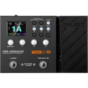 Nux MG-300 MKII Pedaliera Modeler per Chitarra