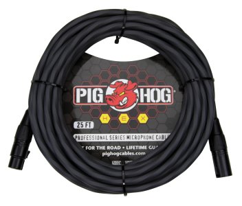 Pig Hog Hex Series Mic Cable 7,60 Mt Grey