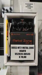 boss mt2 metal zone usato