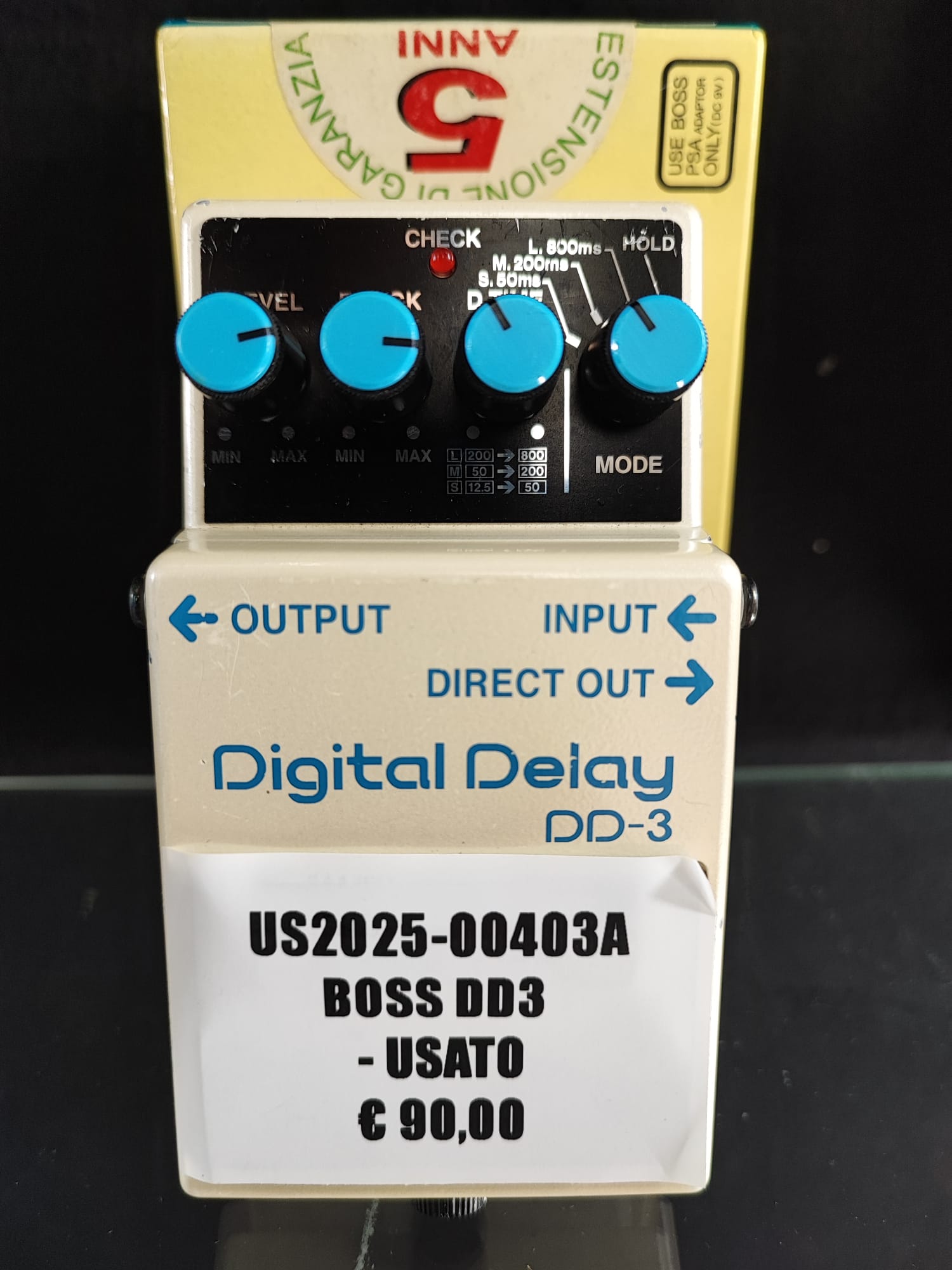 BOSS DD3 DIGITAL DELAY USATO