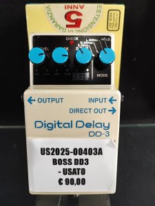 BOSS DD3 DIGITAL DELAY USATO