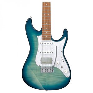 Ibanez AZ22S1F Transparent Turquoise Burst