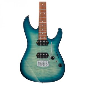 Ibanez AZ24S1F Transparent Turquoise Burst