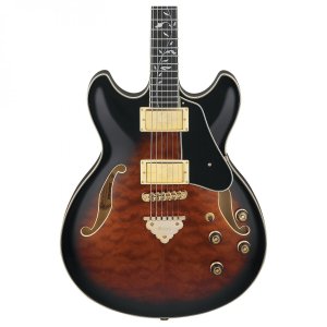 Ibanez AS93QMSP Dark Brown Sunburst