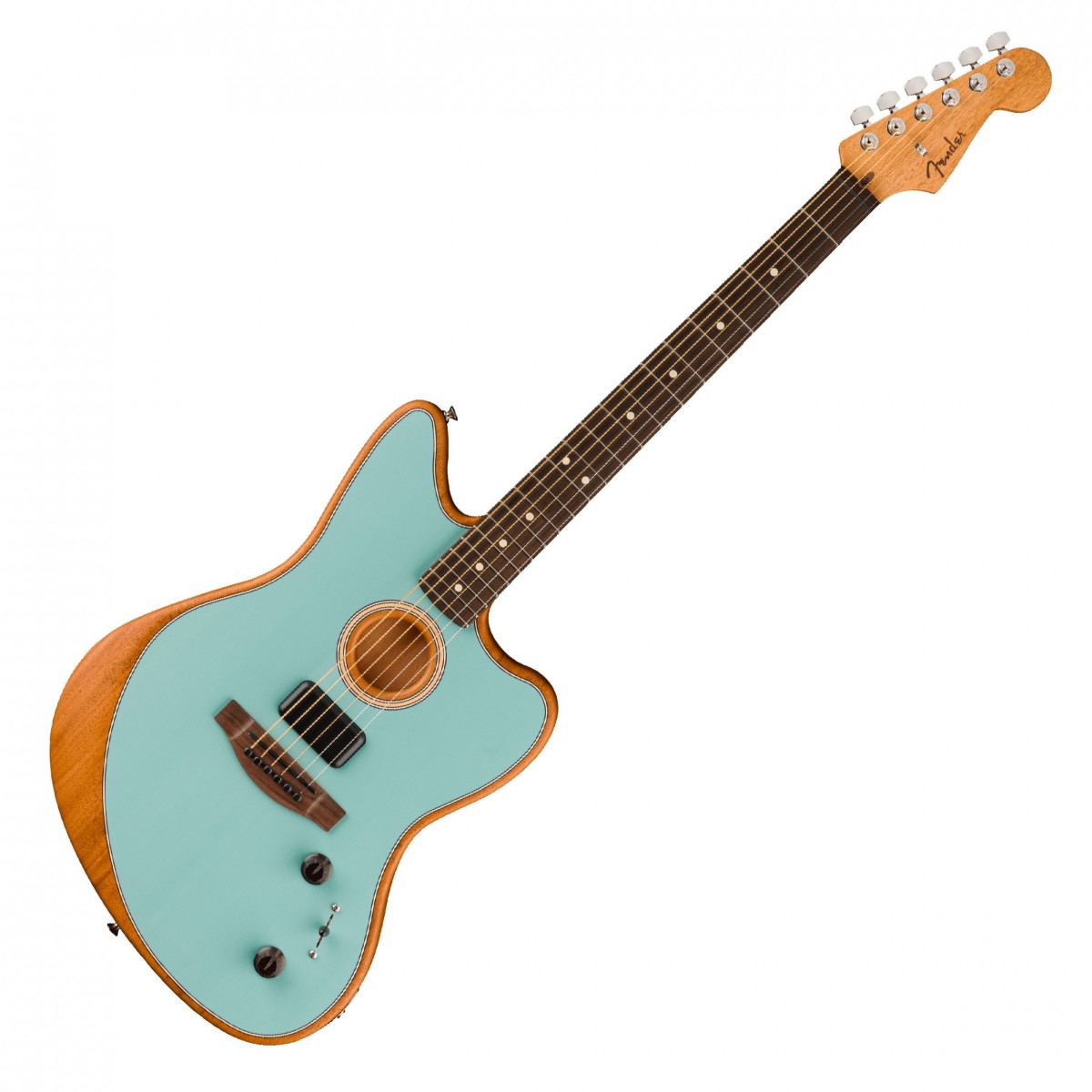Fender Acoustasonic Player JazzMaster Rw Ice Blue