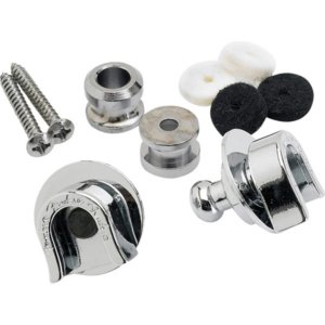 Fender Security Strap Locks Chrome Set 2 Pz