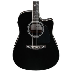 Ibanez AW391RCE-BKH Black Natural High Gloss Top