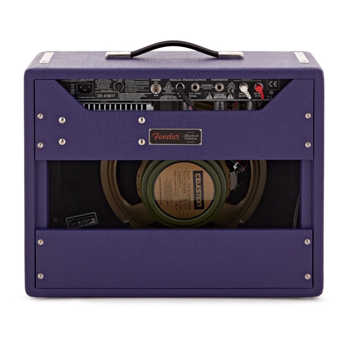 Fender Limited Edition 65 Princeton Reverb 1×12 Greenback Finitura Prugna