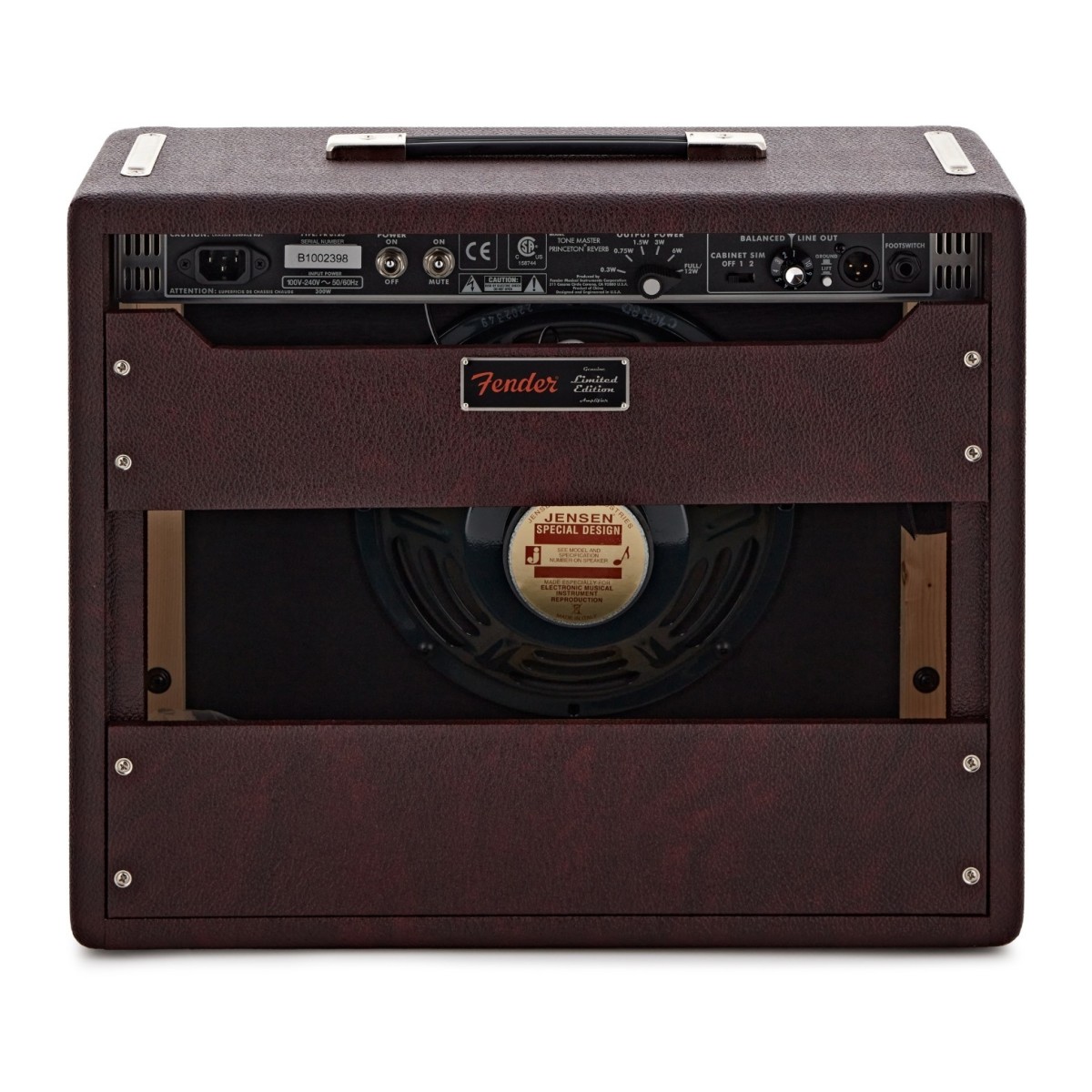 Fender Tone Master Princeton Reverb Wine