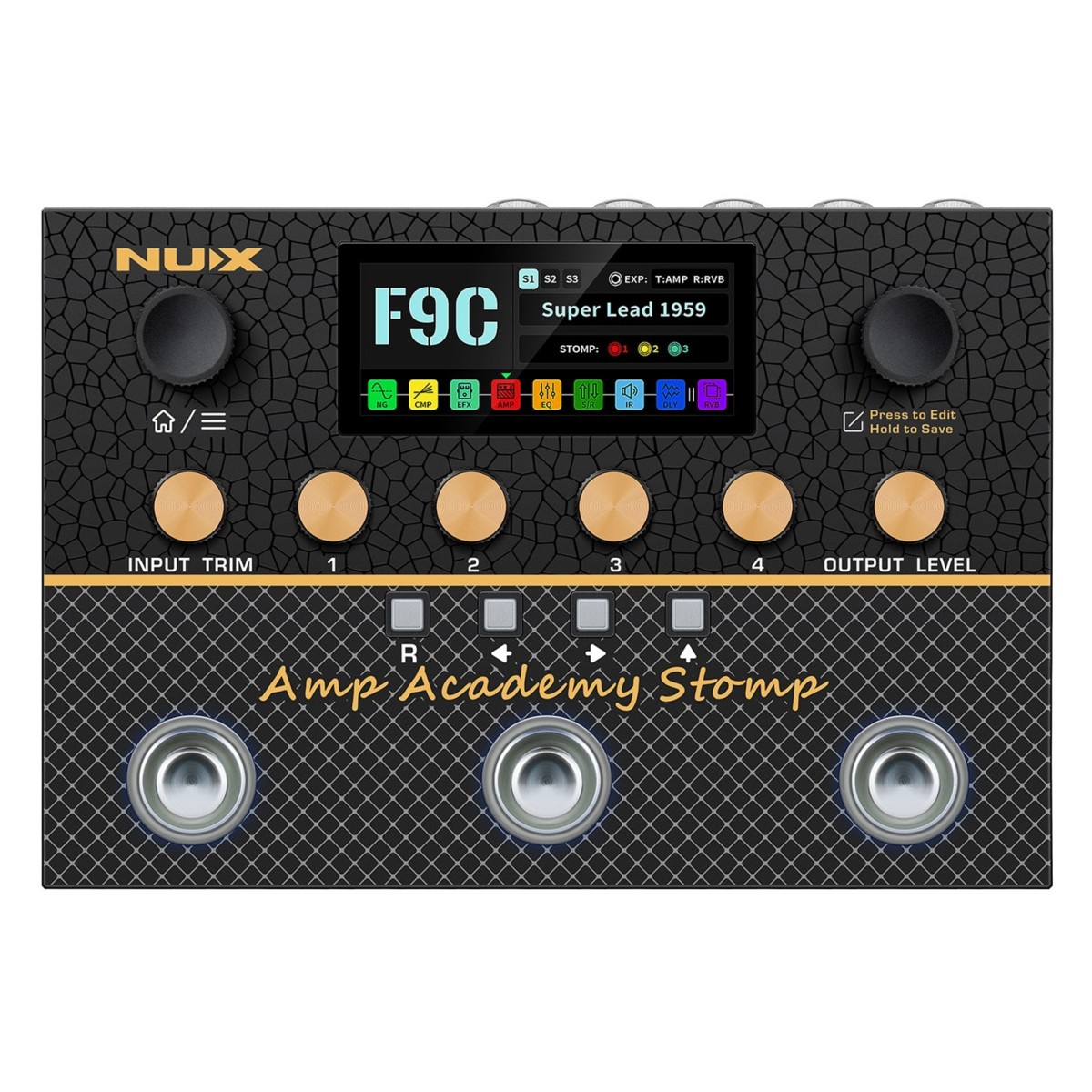 Nux Academy Stomp Pedale Modeler