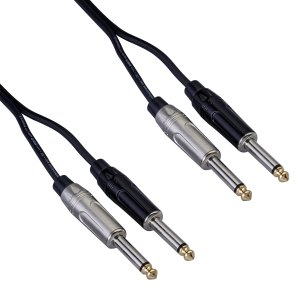 Bespeco Rcw600 Cavo Interlink 2X Jack 6,3 2X Jack 6,3 mm Mt 1,5 Nero