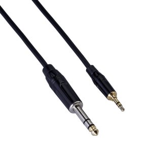 Bespeco Cavo per dispositivi Mt 1,5 Jack 3,5 mm Stereo Jack 6,3 mm Stereo