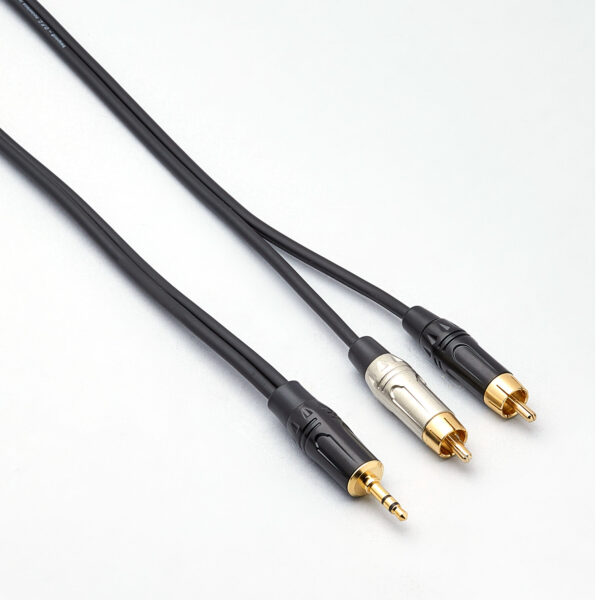 Bespeco Cavo Y Mini Jack Stereo 3,5 Trs a 2 Jack RCA M Mt 5