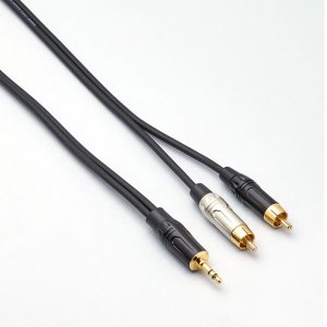 Bespeco Cavo Y Mini Jack Stereo 3,5 Trs a 2 Jack RCA M Mt 5
