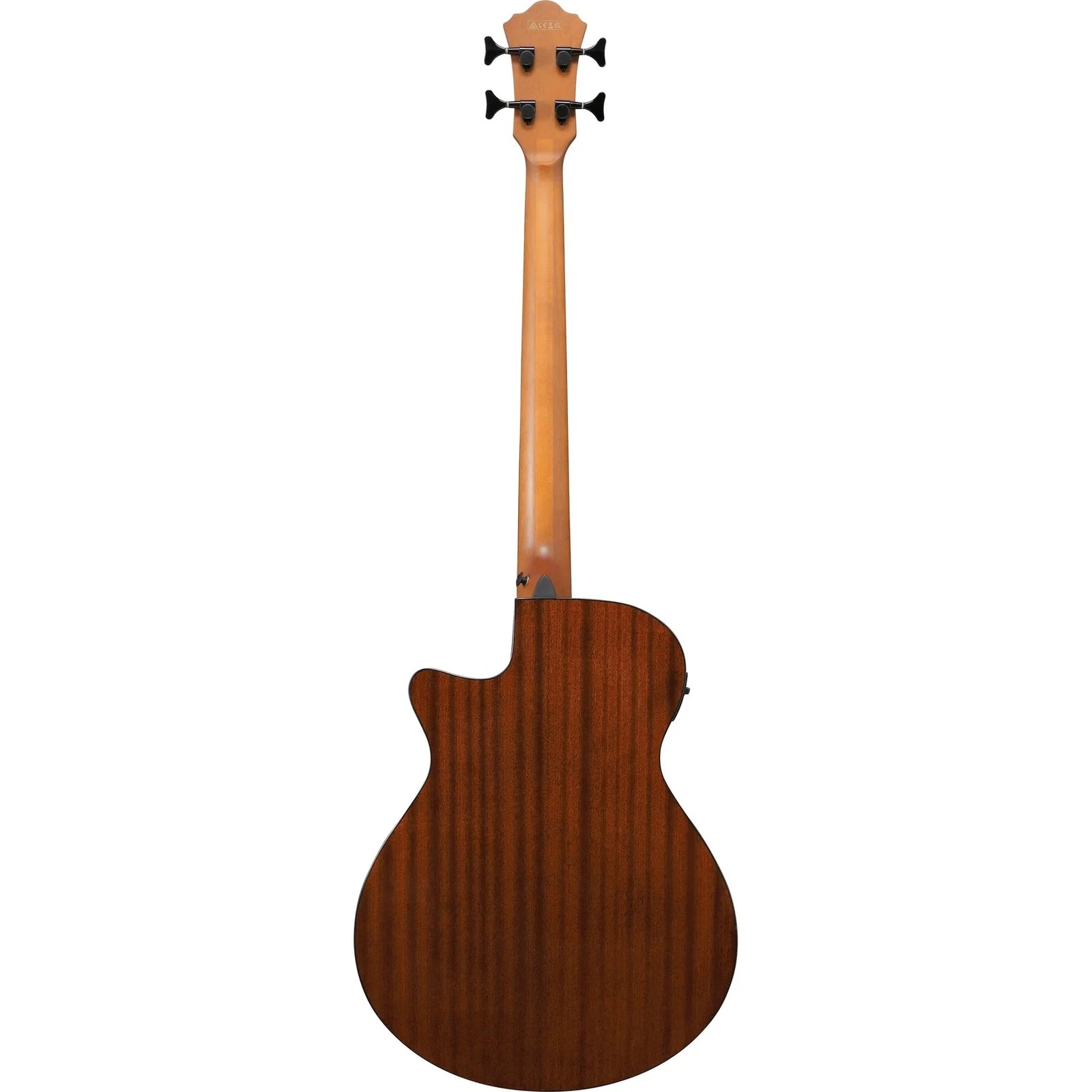 Ibanez Basso Acustico Elettrificato Transparent Black High Gloss