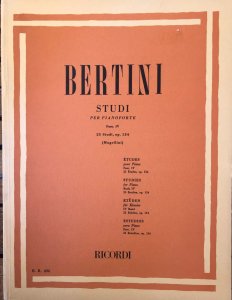 Ricordi Bertini 25 Studi per Pianoforte Op. 134 Fasc. IV