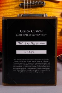 GIBSON Gibson 1960 Les Paul Standard Vos Reissue Washed Cherry Sunburst USATA