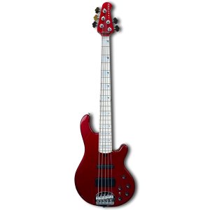 Lakland Skyline 5502 Custom 5 Corde Candy Apple Red