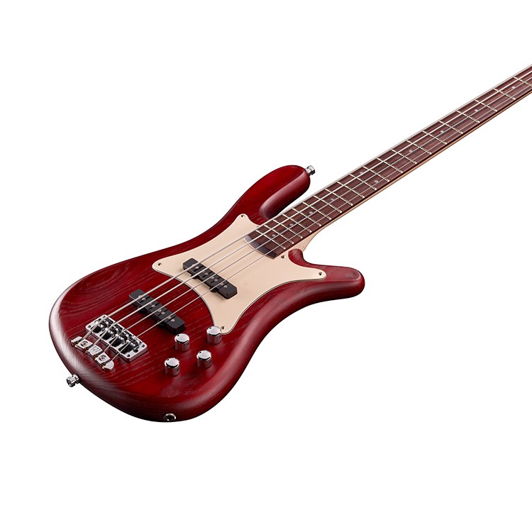 Warwick Streamer Cv4 Burgundy Red Transparent Satin