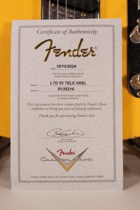 Fender Custom Shop LTD 1953 Telecaster Heavy Relic Aged Nocaster Blonde