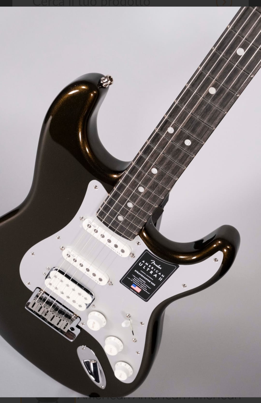 FENDER STRATOCASTER ULTRA II USATO