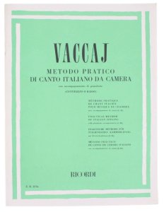 Vaccaj Metodo Pratico Di Canto Italiano da Camera