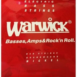 Warwick 42401 Muta Red 6C M 25-135 Roundwound Stainless Steel