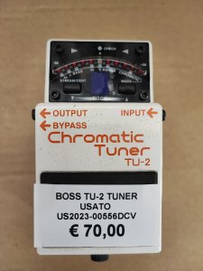BOSS TU-2 CHROMATIC TUNER USATO