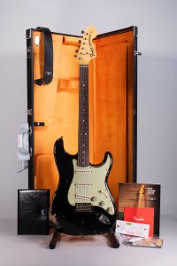 Fender Custom Shop Michael Landau Signature 1968 Stratocaster Rw Black