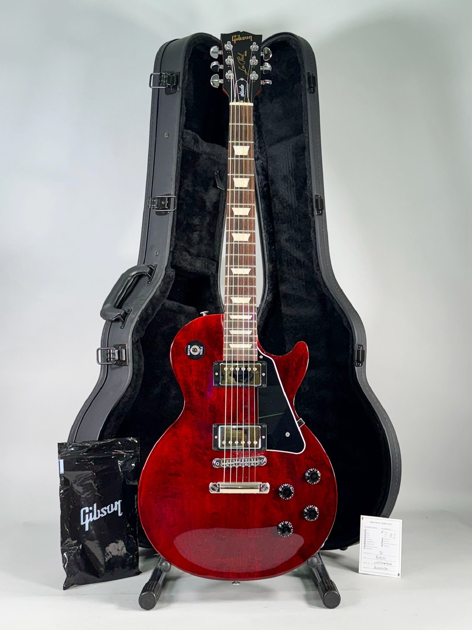 GIBSON LES PAUL STUDIO WINE RED USATA